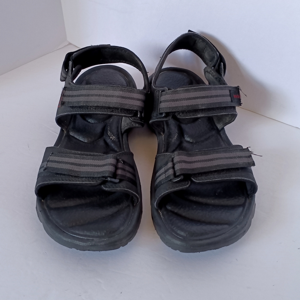 🖤 New Balance Mens Velcro Strap Sandals Black 11 Foam Footbed - Picture 2 of 12